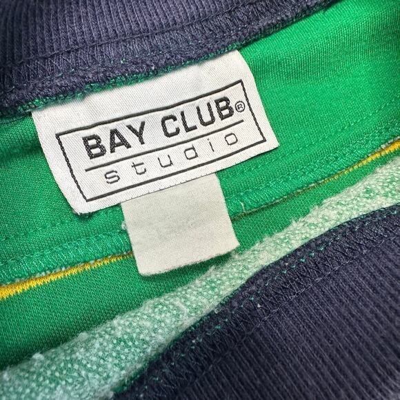 Vintage 1980s Bay Club Studio Crewneck Striped Top - Picture 4 of 5
